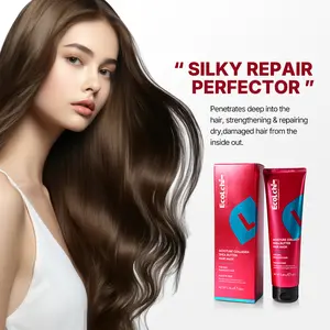 ECOLCHIPRO Collagen Shea Butter Hair Mask Deep Repair Conditioning Moisture Collagen Shea Butter Hair Treatment for Dry and Damaged Hair All Hair Types 5.4fl.oz 160ml Moisturize Hydrating Hydrate Moisturizing