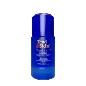 Tend Skin Solution - Daily, Oil Control, Sensitive Skin Formula - 18 Months Shelf Life - Fades Dark Spots, Evens Uneven Tone, Prevents Ingrown Hair, Reduces Razor Bumps - , Cleanser, Moisturizer silky smooth bump-free skin Spot Bump Treatment Men shave