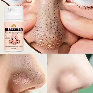 Blackhead Remover Cream for Nose, Deep Cleansing, Pore Tightening, Refreshing, Unisex, Improves Strawberry Nose, Skincare Lotion