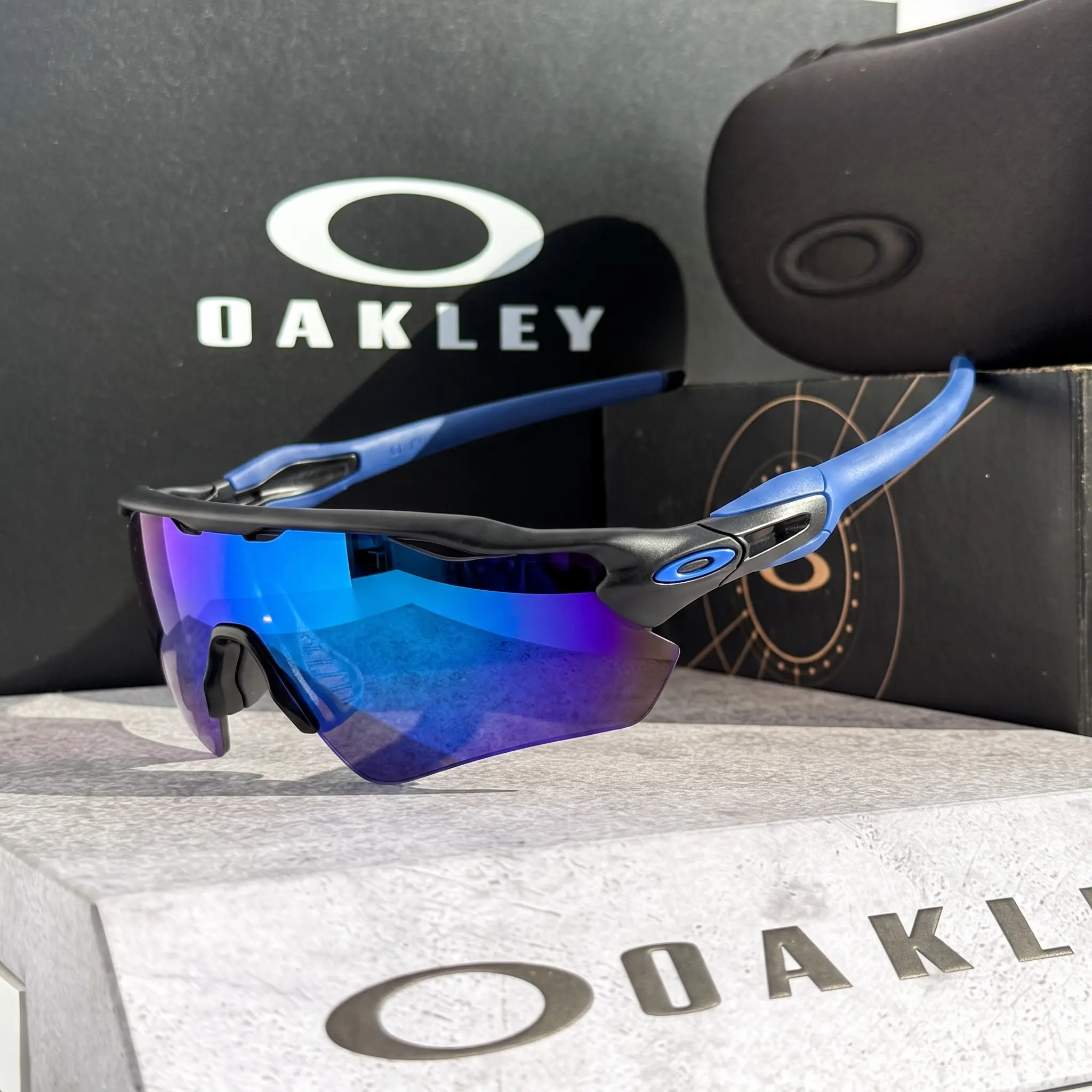 [ Buy 2, Get 1 FREE ] Oakley Performance Sports Sunglasses UV400 Wraparound Glasses for Cycling Running Driving Travel