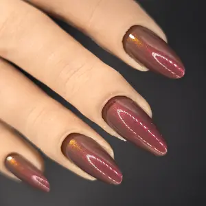 Haute Chocolate | Milk Chocolate Jelly Base with an Aurora Shimmer from Red, to Peach, to Gold, to Green