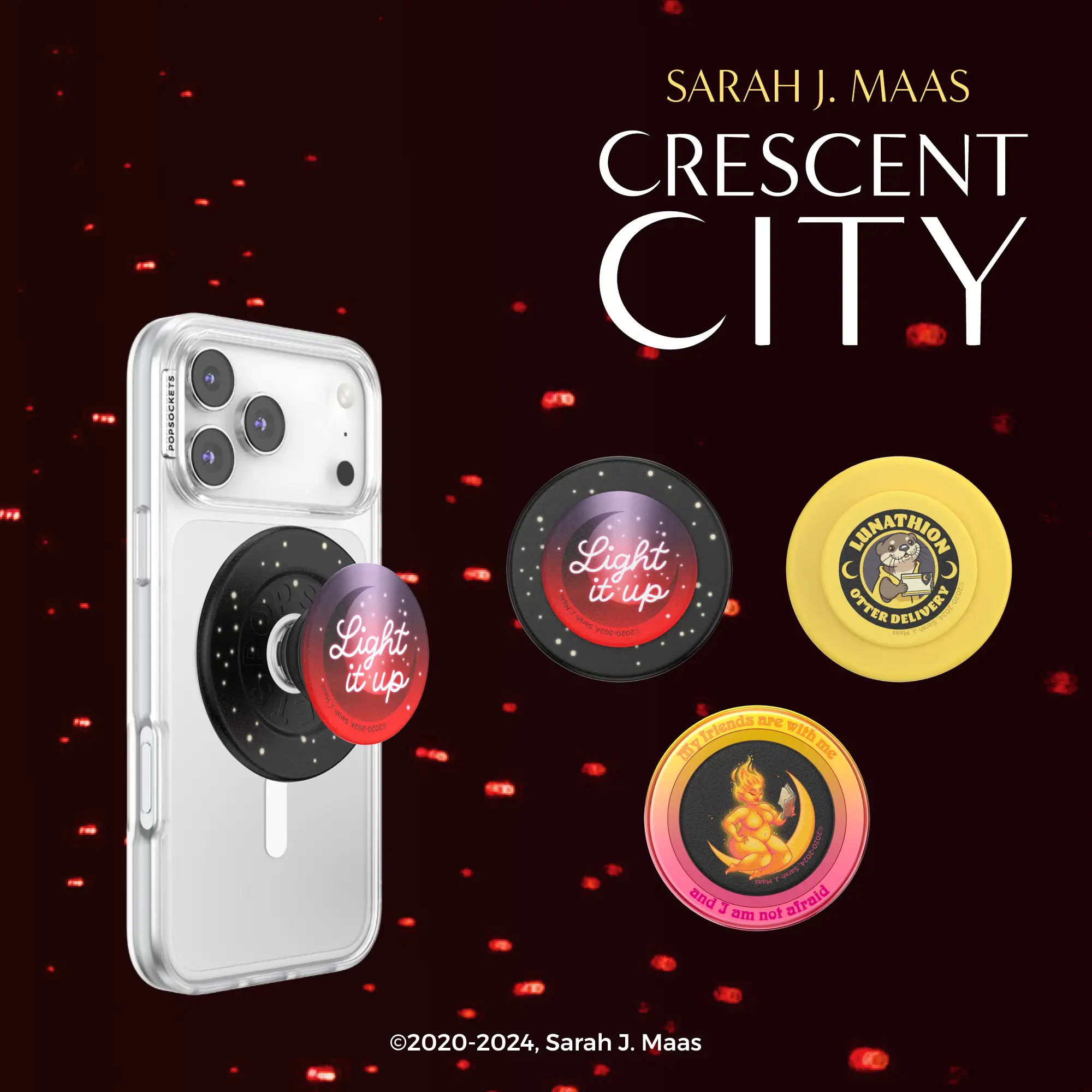 Crescent-City PopGrip for MagSafe - Magnetic Phone Grip and Phone Stand - PopSockets