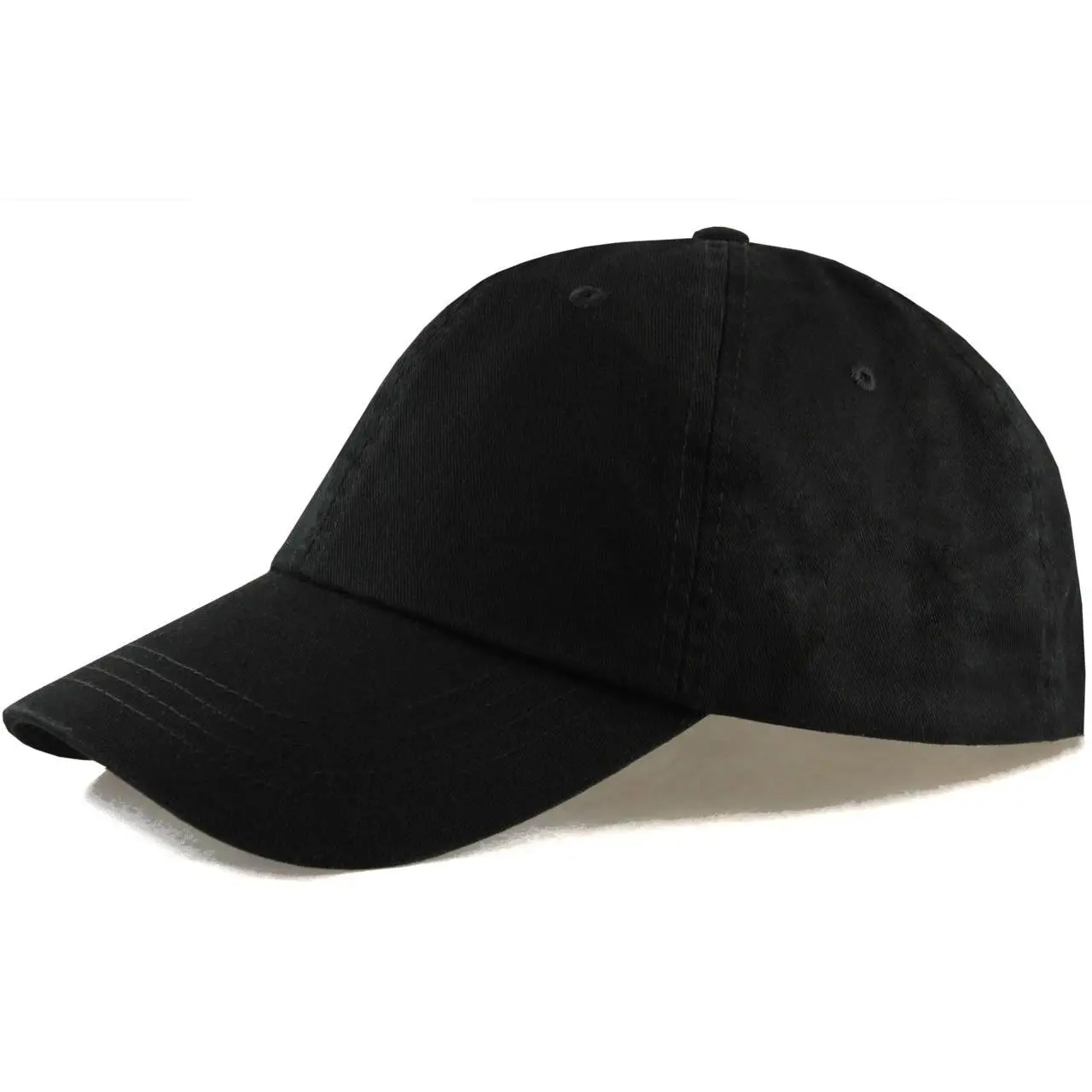 Adjustable Low-Profile Big Hats - Black