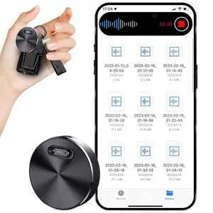 Mini magnetic voice recorder, one-button recording, scheduled recording, voice activation, automatic saving upon power loss, suitable for meeting minutes and conversation recording.