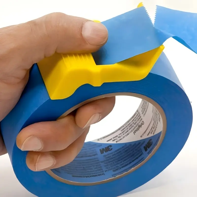 1 set of three pieces with three sizes, tape packer, Adhesive Tape Roll, strong adhesive backing, tape divider, speed up the efficiency of the work, small tape cutter, painting accessories tape corner