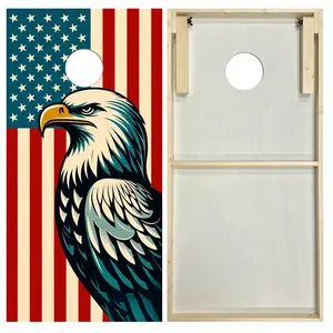 Vintage Patriotic Eagle – Cornhole Board Set - Standard