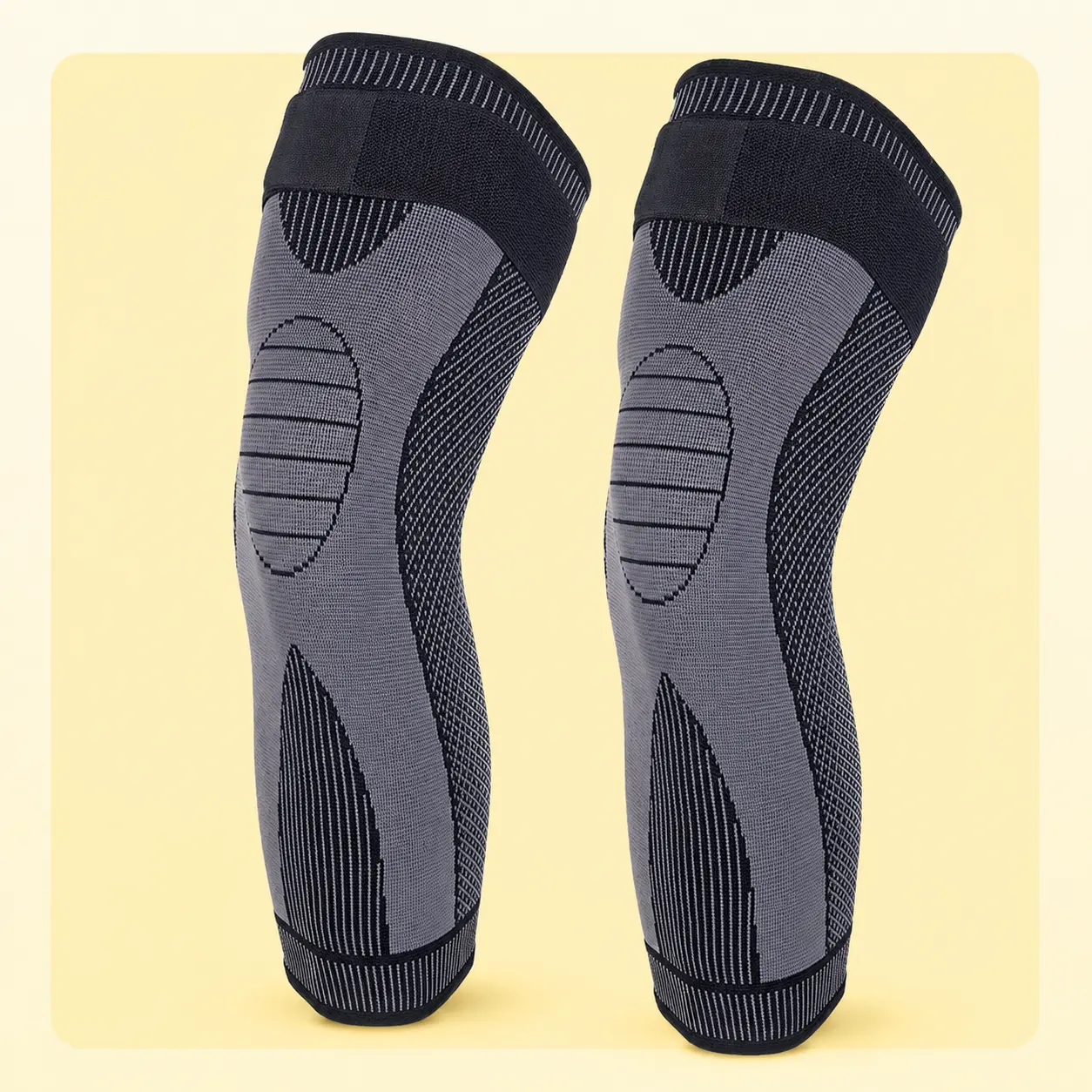 Unisex Thermal Knee Leg Warmers, Non-Slip Leg Support for Autumn & Winter, Relief for Cold Legs