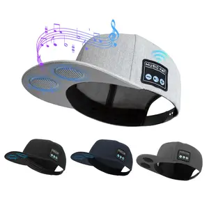 Summer Fashion Trend Comfortable Music Hat with Bluetooth 5.0 & HD Sound Technology for Commuting Sports Home All Seasons Versatile Use