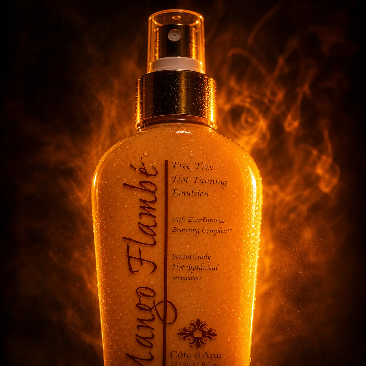 John Abaté Mango Flambé Extreme Tanning Lotion | Tingle Factor 5 | Indoor Tanning Accelerator | Deep Dark Tan | EuroVitamin Complex | 7.5 oz