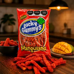 Lucky Gummies Spicy Mangusano - Red Gummy Snack Treat