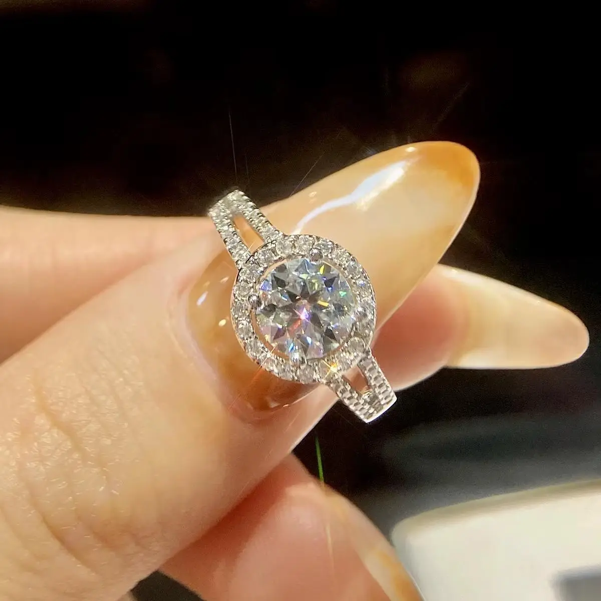 [Must be]S925 Silver Elegant Openable Moissanite Ring Series - New Release| 1-5ct Options| Perfect Gift for Men & Women (Birthday/Anniveary/Festival)| Genuine Certificate of Authenticity| dealsforyoudays gift