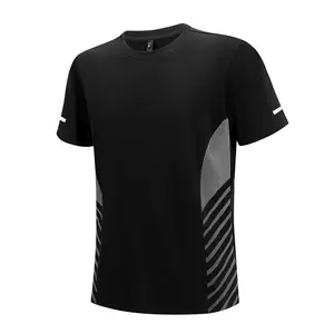 Men's Performance Athletic T-Shirt Quick-Dry Breathable Short-Sleeve Tee for Gym Running Training Menswear Top