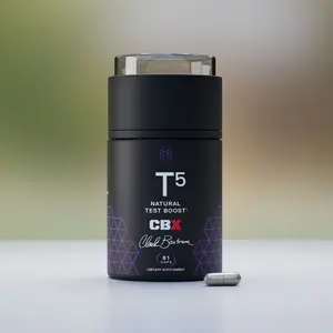 HPN T(5) Test Optimization Booster, Natural Dietary Sports Nutrition Recovery Supplement with Testofen, Supports Endurance & Energy - 81 Capsules, 1-Month Supply for Fitness, Recovery Supplements Edible