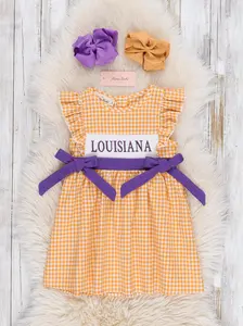 Louisiana Smocked Gingham Dress