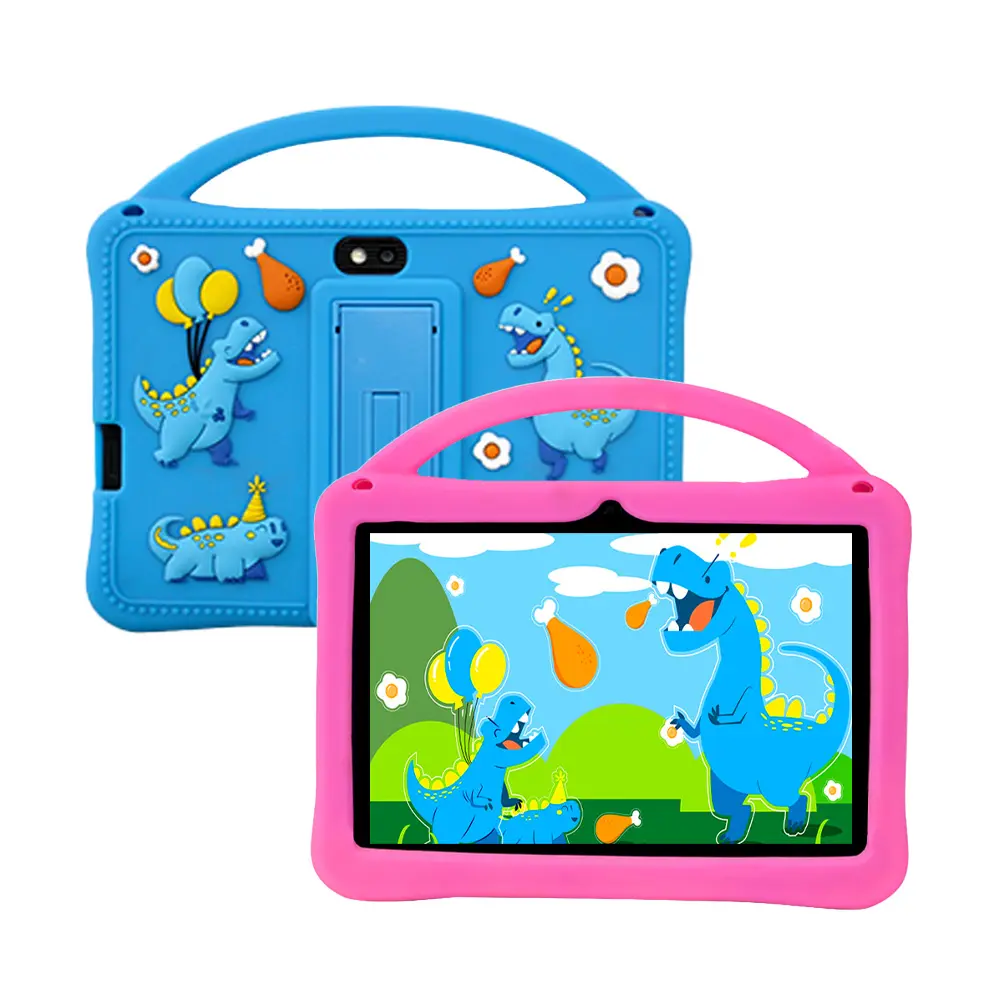Veidoo Android Kids Tablet 7in Educational Tablet for Students and Travel - 32GB Local Storage, Expandable SD, Bluetooth, GPS, Safe Eye HD IPS Screen, iWawa Parental Controls, Protective Cover Included