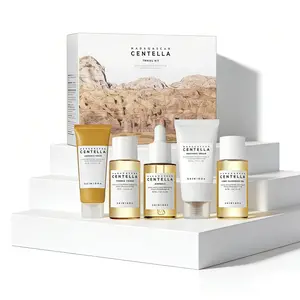SKIN1004 Madagascar Centella Travel Kit - Moisturizing Gentle Skincare Kit for Deep Cleansing, Foam, Soothing Cream