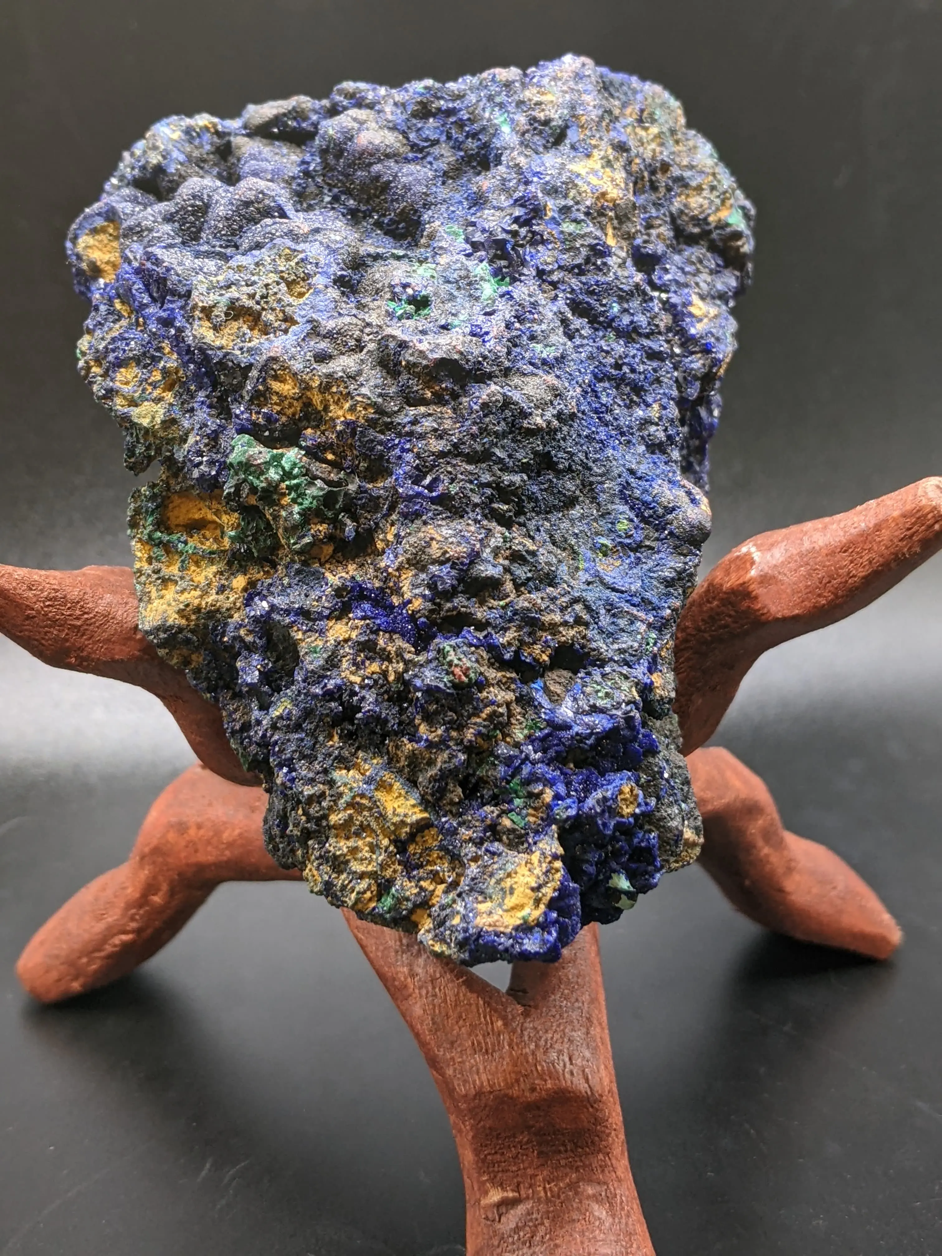 Raw Azurite with Malachite Specimen
