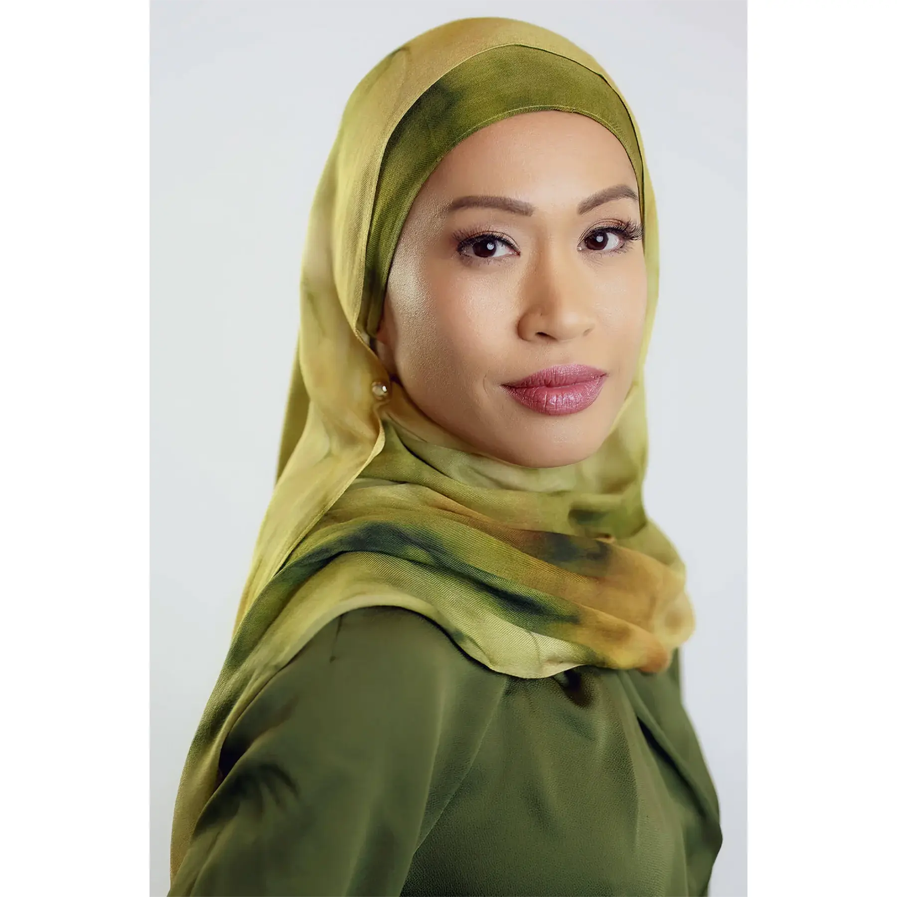 Arctic Aura Print Modal Hijab