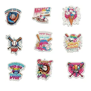 36 Piece Baseball Ice Cream Theme Placards, 9 Mixed Styles, Summer Party, Baseball Birthday, Team Building, Kids Party, Sweet Table Decor