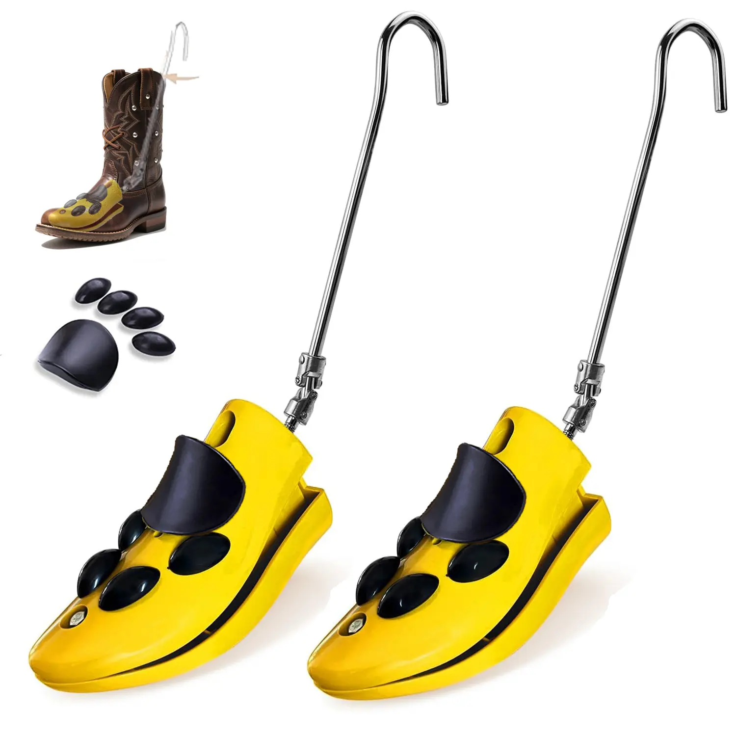 Unisex Footwear Boot Stretchers - Boot Extenders, Adjustable Shoe Trees for Wide Ft, Shoe Expander Widener, Sports Shoes, Shoes Maintain