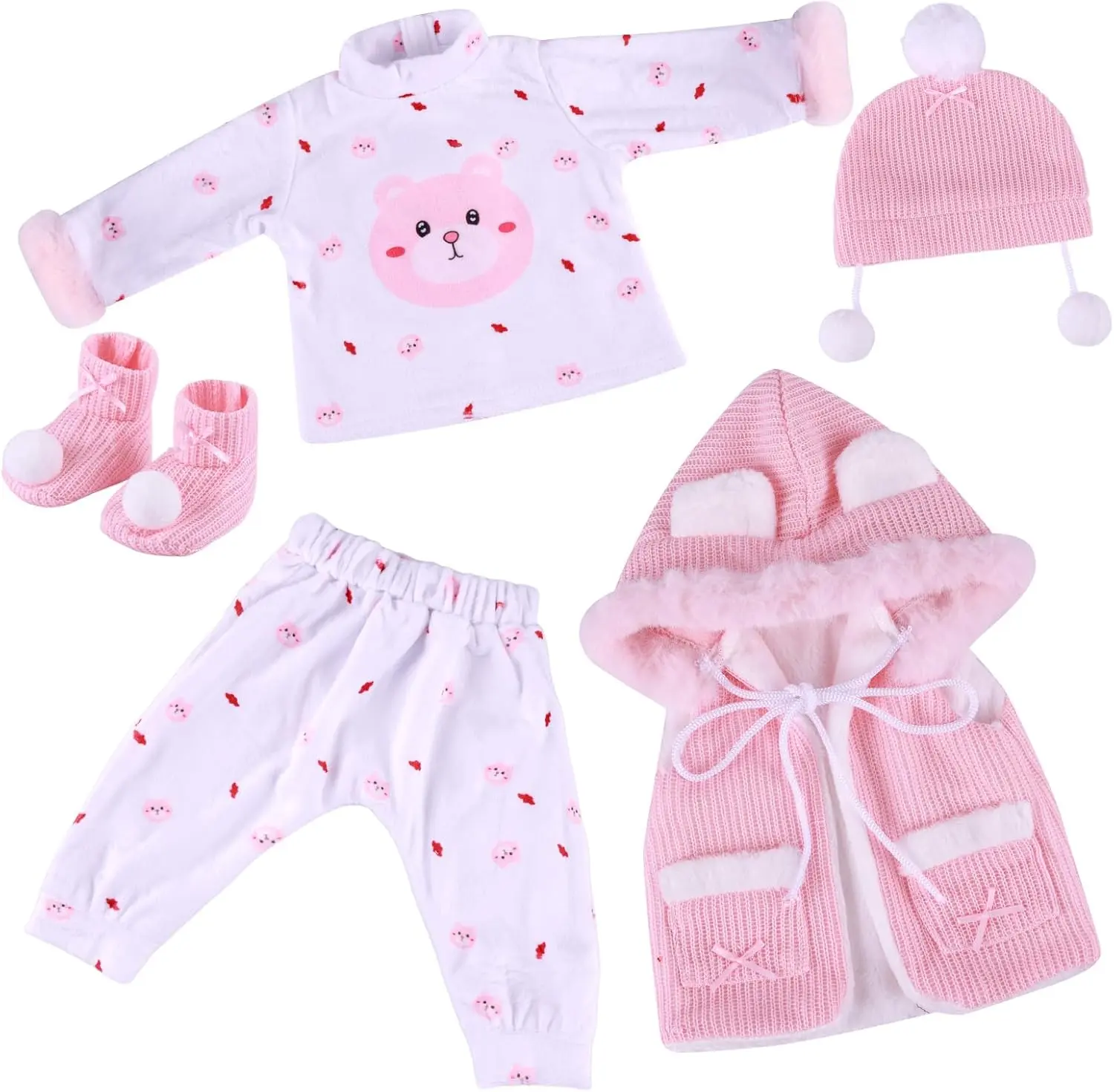 #Summervibes#DealsForYouDays BABESIDE Newborn Doll Clothing Sets & Accessories Fits 17-22 inch dolls Ideal for doll dress-up and pretend play