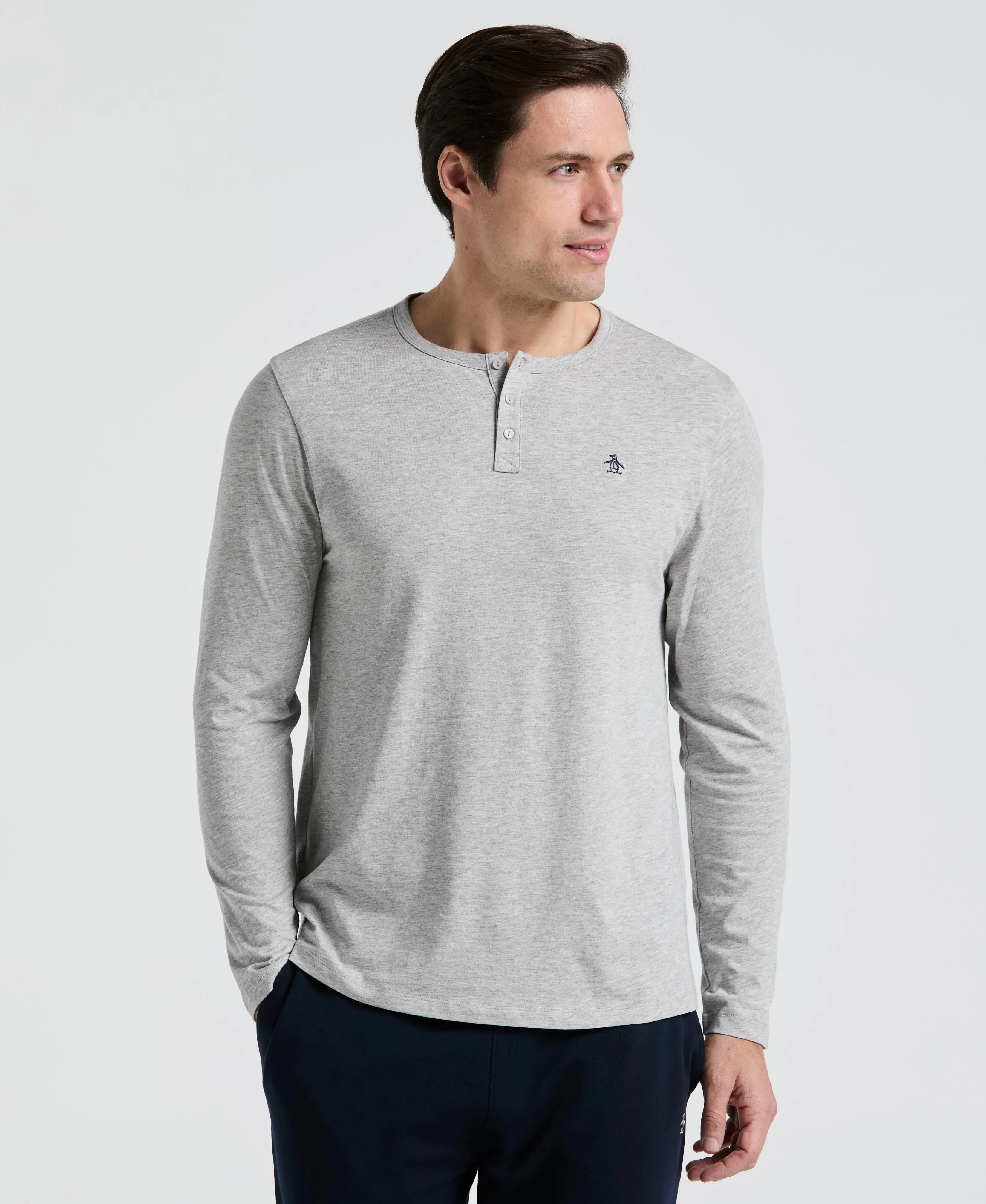Long Sleeve Henley Shirt