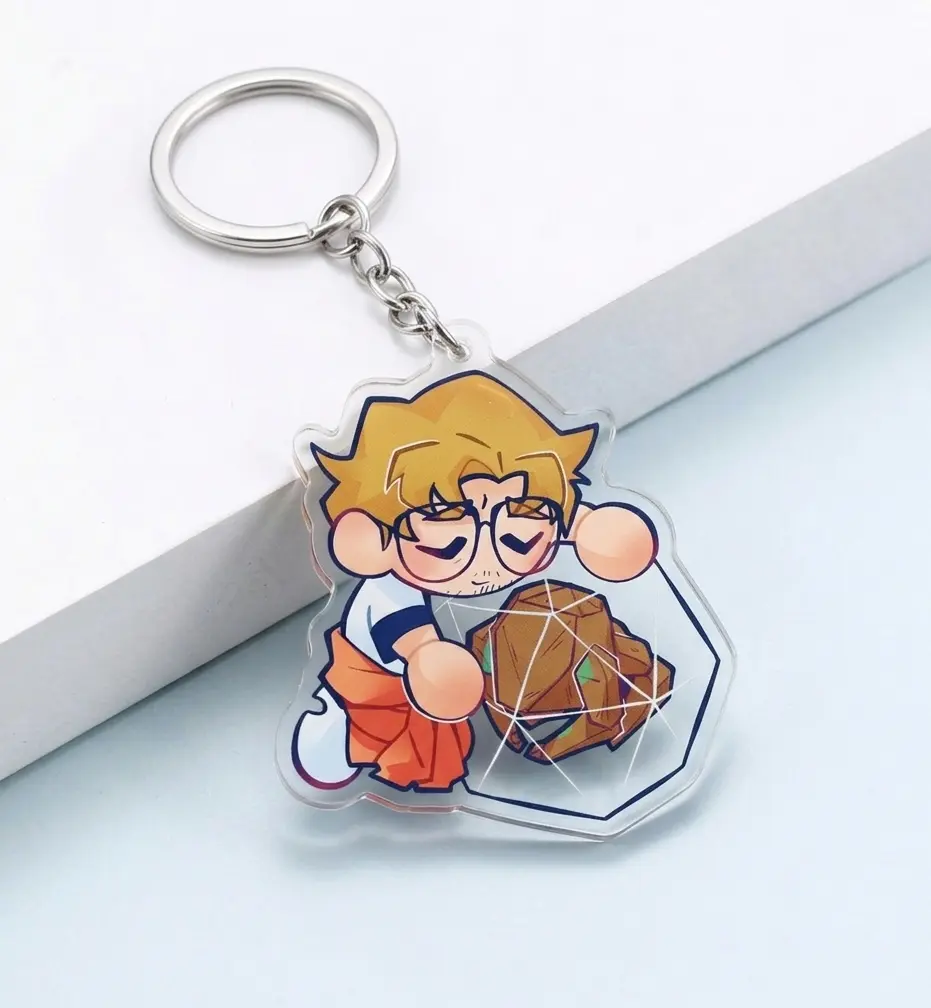 Hail Mary Grace and Rocky Keychains Project - “Acrylic keychain (not shaker)”