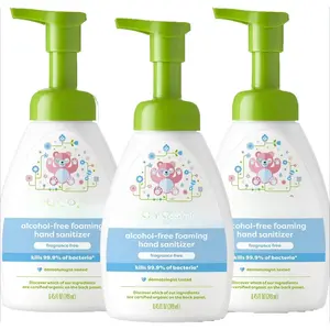 Alcohol-Free Foaming Hand Sanitizer, Pump Bottle, Fragrance Free, 8.45 oz, 3 Pack