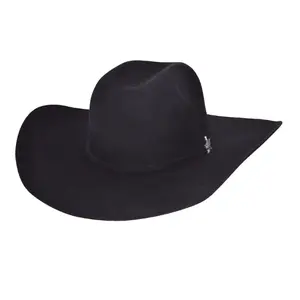 Bullhide Resilient 6X Black Premium Wool Western Cowboy Hat 0766BL