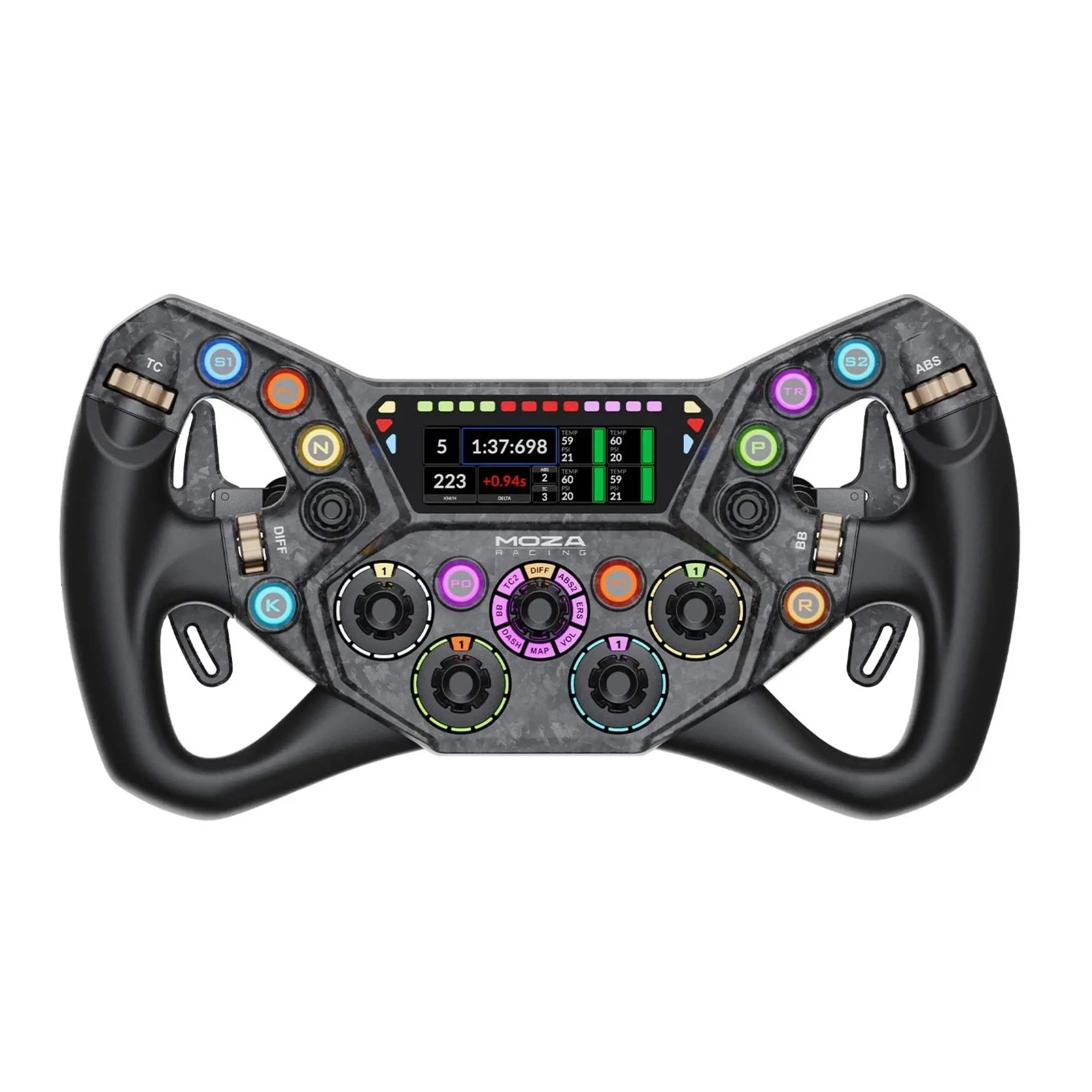 Moza Racing - KS Pro Sim Racing Steering Wheel for Windows - Black Moza Racing - KS Pro Sim Racing Steering Wheel for Windows - Black