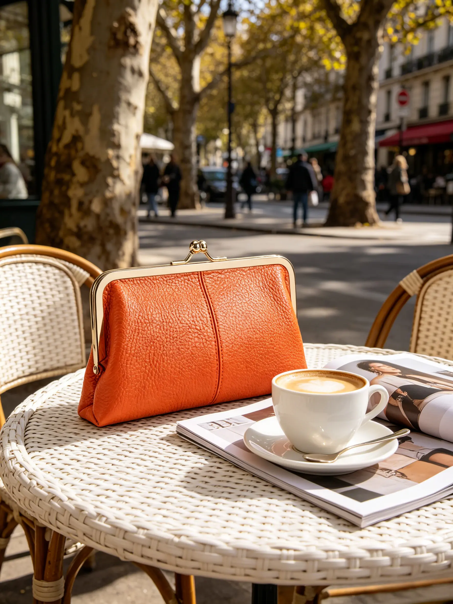 Women's Luxury Retro Pebbled Leather Kiss-Lock Clutch Purse - Funky Glamorous Fashion Female Handheld Wallet, Compact Phone & Card Holder, Ideal Evening Accessory Gift for Her on Special Occasions