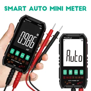 Mastfuyi Smart Auto-Ranging Digital Multimeter, 3999-Count True RMS, CAT III 600V Professional Voltage Tester with Test Leads