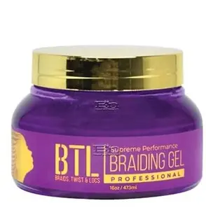 BTl Professional Braiding Gel Supreme Performance 16oz, 8oz