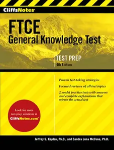 USED-CliffsNotes FTCE General Knowledge Test by Kaplan, Jeffrey S. (Paperback)