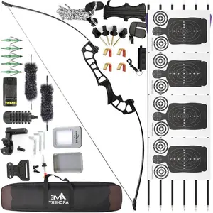 1 set 40lbs/50lbs Draw bow Set with Complete Accessories, Archery Set for Adults, Suitable for Beginners to Experts, Easy to Assemble, Archery Equipment