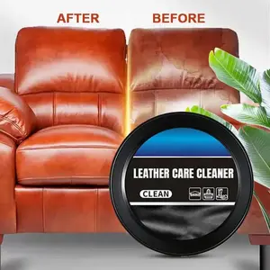 150g Leather Care Cream For Car Seat, Furniture Leave-in Cleansing Paste For Sofa, Leather Shoes & Jacket Strong Stain Remover Nourishing Smooth