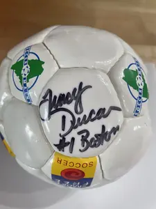 Tracy Ducar Autograph Mini Soccer Ball