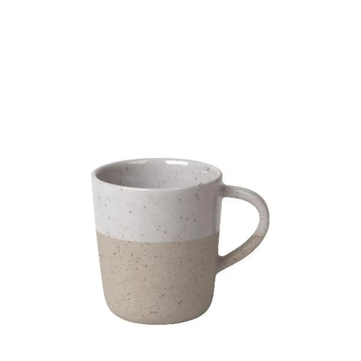 German Line Ceramic Stoneware Espresso Mugs, 2.4 oz, Set of 4