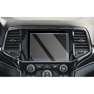 CDEFG for 2019-2024 2025 Grand Cherokee Uconnect Car Touchscreen Navigation Touch Screen Protector, HD Clear Tempered Glass 9H Scratch Resistance (Grand Cherokee 8.4-Inch)