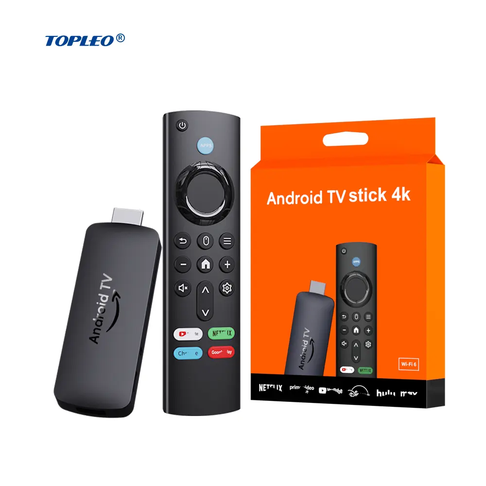 2026 Android 10 TV Stick 4K UHD Streaming Device-Dual Band 2.4G/5G WiFi, HDMI Media Player with IR&Voice Remote, Stream Free&Live TV, Smart Home Control, Easy Setup |Supports Netflix & YouTube & Hulu+Streaming