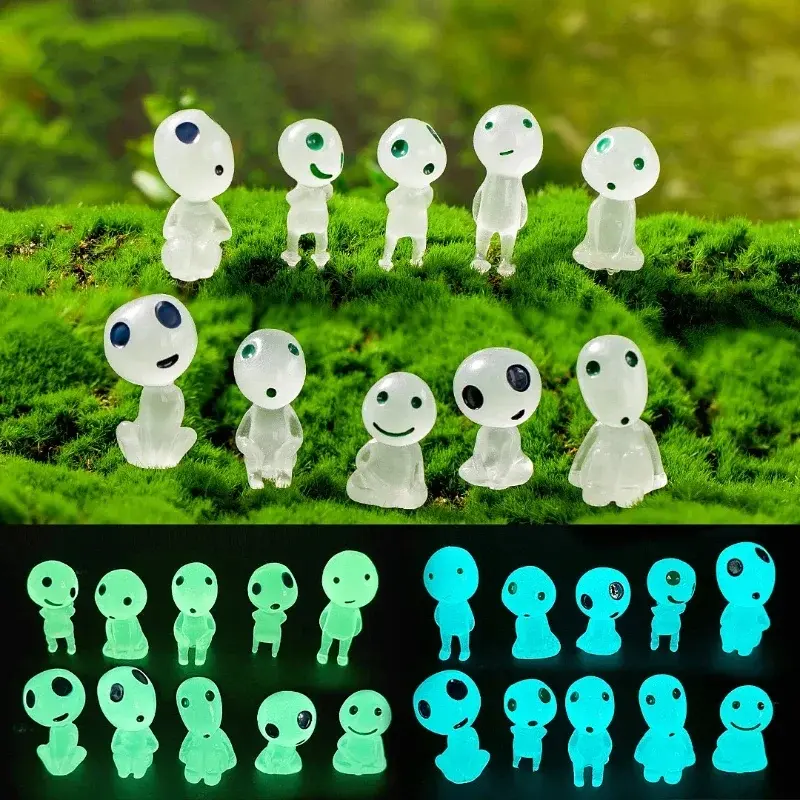 Popular miniature landscape items, glow-in-the-dark decorations, aquarium landscaping, garden healing decorations, DIY flowerpot scene props, niche creative decorative gifts, small garden photography accessories, car accessories, computer desk decorations