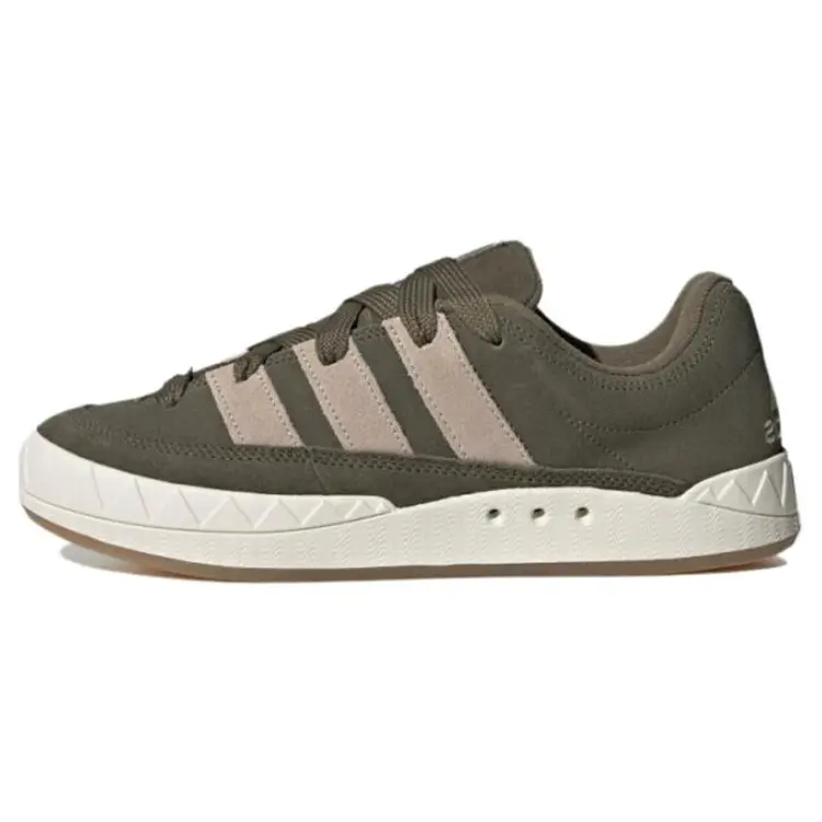 Adidas Adimatic Olive Strata' Durable Non-slip Low Top Skate Shoes Unisex IE9864