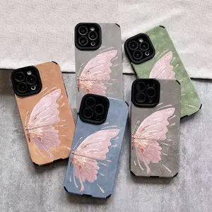 Ethereal Artistic Butterfly Phone Case, Multiple Specifications Available, Translucent Wing Design, Slim Protective Cover for Daily Use, Stylish & Durable Mobile Accessory