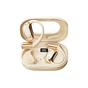 CHENRUIDA M115 Ultra long standby wireless Bluetooth earphones with 5.4 hanging silicone ear support for long-term use without pain, 360 degree surround sound, IPX7 waterproof rating