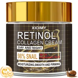 Retinol & Collagen Day-Night Cream, Collagen Complex Moisturizer, Moisturizing, Deeply Moisturizing, Smoothing, Firming Skin, Deep Hydration, Glossy Finish, Facial Care, 2.47 Oz Moisturizer