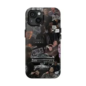 Dean Winchester Supernatural Phone Case Suitable for iPhone 17-12 Pro Max/Plus and with TPU Lining Glossy Finish Durable Design  UV Protection