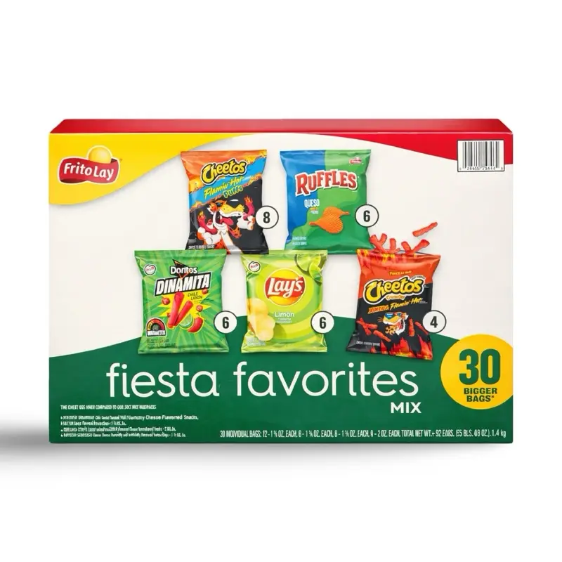 Fito Lay Fiesta Pack (30) - 30 Individually Packaged Snacks