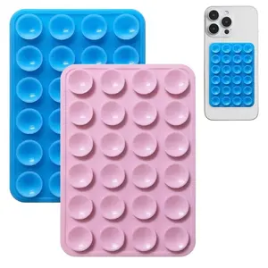 Double-sided Silicone Suction Cup Phone Case Mount, Hands-free Strong Grip Holder for Selfies & Videos, Ideal for Iphone & Android, Stand, Suction Phone Holder, Phone Car Holder, Phone Mounted