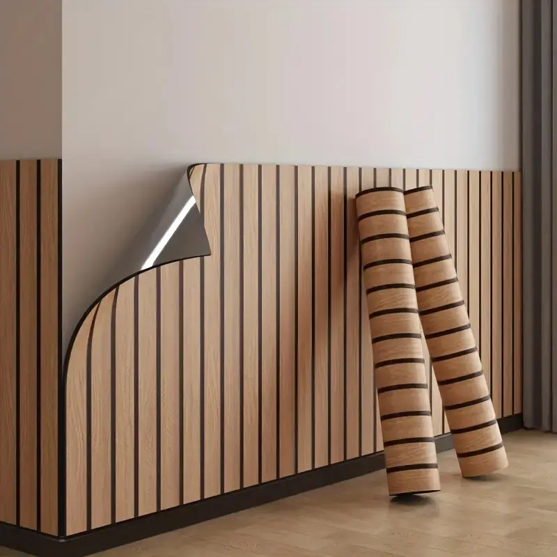 Modern self-adhesive wallpaper with imitation checkered pattern, thickened plastic material, matte surface, multi-surface installation, easy to use, suitable for decorative wallpaper in living room, bedroom, and office