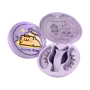 WOSADO Magnetic Eyelashes Kit - "Bunny Charm" Soft Faux Mink Lashes for Round Eyes, Natural Look, Reusable, No Glue Needed, Long Lasting, with Setting Gel & Cleanser, Limited Edition